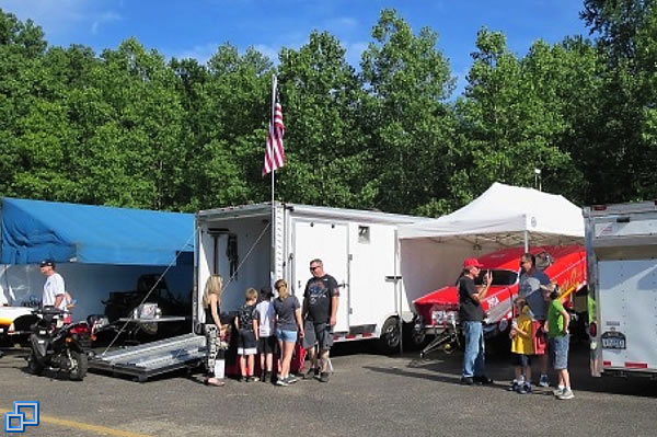 We had families stopping by all day.