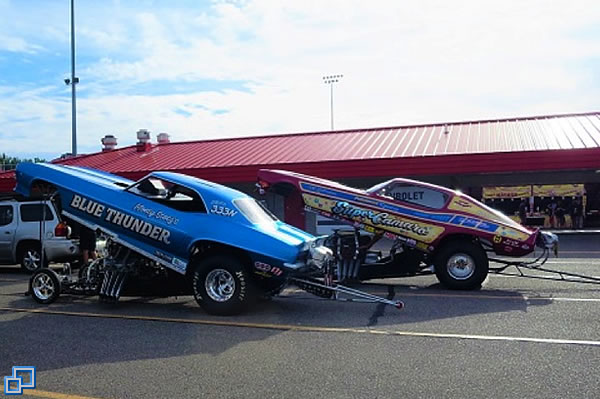 Alcohol Funny Cars to the Lanes